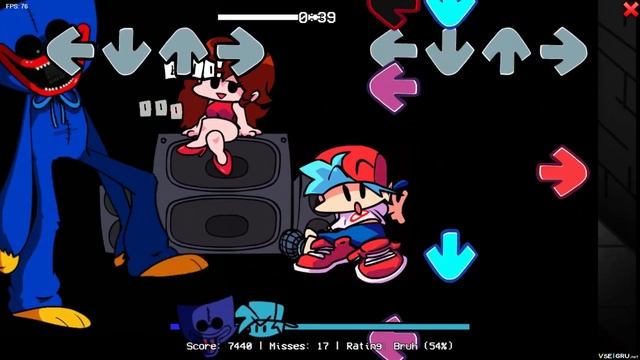 ФНФ: Хаги Ваги - FNF Vs Huggy Wuggy (Poppy Playtime) Прохождение На NORMAL, HARD (Нереально Быстро)