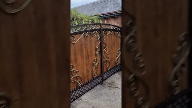 Кованные ворота и калитка смотреть онлайн