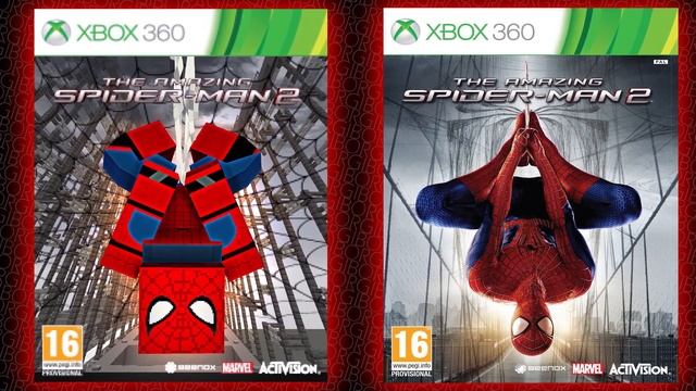 Recreating Spider-Man Game Posters in Minecraft Style Part 2 смотреть онлайн