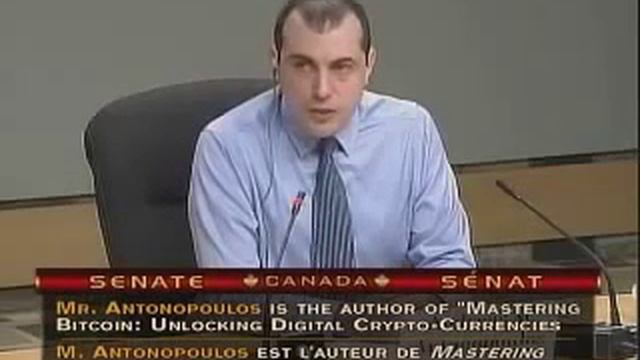 Урок биткоина в канадском Сенате смотреть онлайн