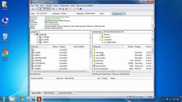 Backup WordPress using FTP смотреть онлайн