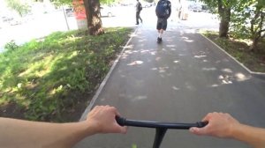 ОДИН ДЕНЬ САМОКАТЕРА ОТ ПЕРВОГО ЛИЦА