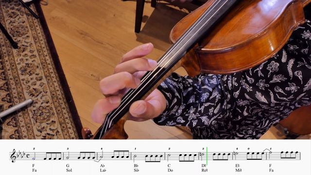 Violin F Melodic Minor Scale, Fast Play Through (♩ = 120)

STUDENT