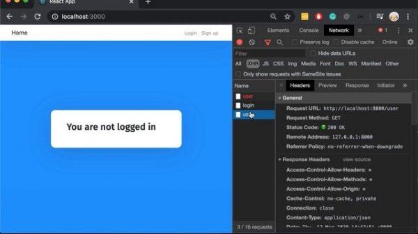 React Login, Logout and Handling JWT Token | React Authentication #2