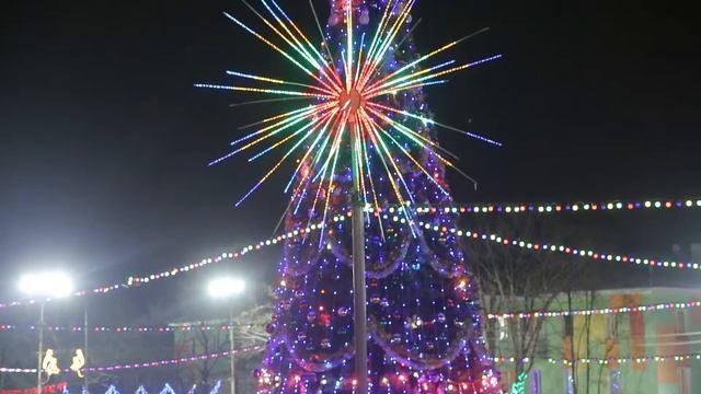 Праздничный новогодний город Губкин смотреть онлайн