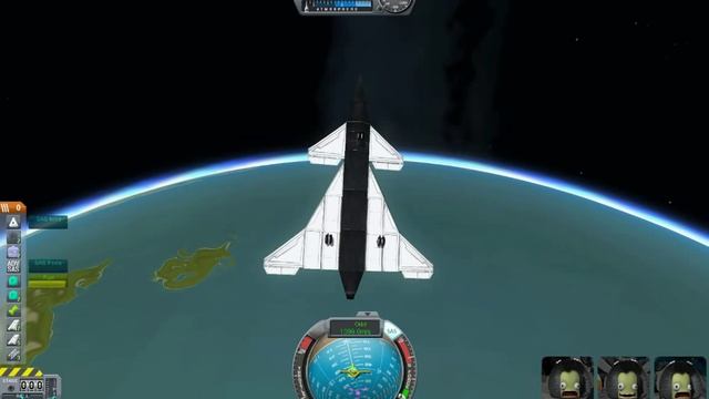 Kerbal Space Program: C7 spaceplane tutorial, part 4, flying the mk2 hull смотреть онлайн