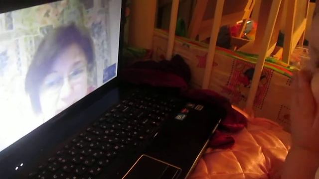 День рождения. 2 года. Разговор с бабушкой по скайпу. смотреть онлайн