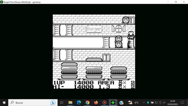 BurgerTime Deluxe - Game Boy Nintendo - gameroy Emulator - Test Windows 10 смотреть онлайн