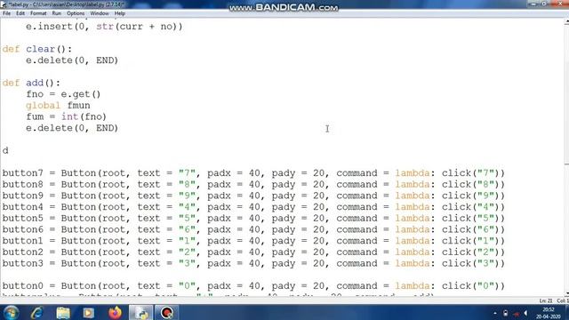 Calculator in Python tkinter (Tutorial 8) смотреть онлайн