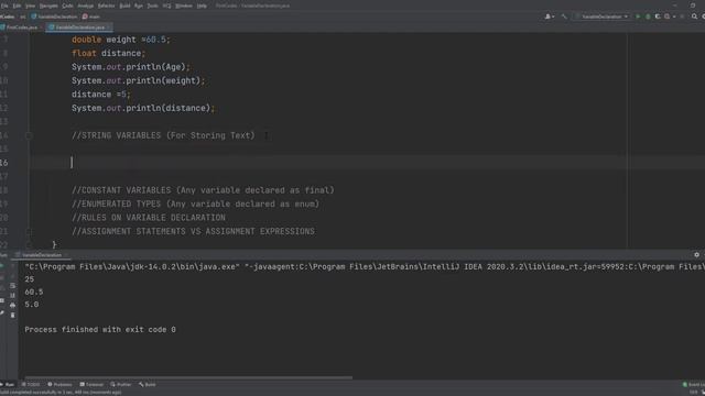 Java Basics #003: Variables in Java смотреть онлайн