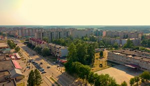 Тутаев. Ярославская область.  Обновленная ул. Моторостроителей.