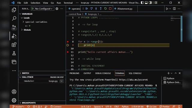 How to debug python codes in Visual Studio Code | Legendmp | Current Affairs Mohan смотреть онлайн