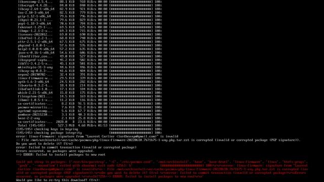 Archlinux , Archinstall и Swapfile BtrFS