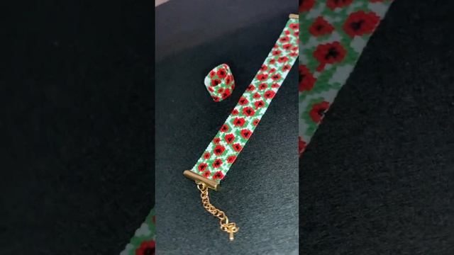 У меня зацвели японские маки ? значит лето пришло! Бисер миюки делика 11/0 смотреть онлайн