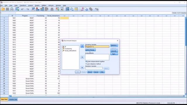 Discriminant Function Analysis as Post Hoc Test with MANOVA using SPSS смотреть онлайн
