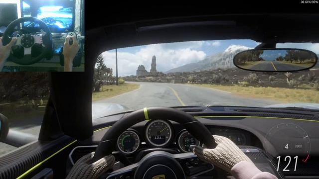 Porsche 918 Spyder - Forza Horizon 5 | Logitech g27 gameplay смотреть онлайн
