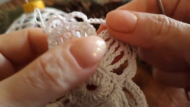 Новогодний ШАР крючком / Christmas BALL crochet смотреть онлайн