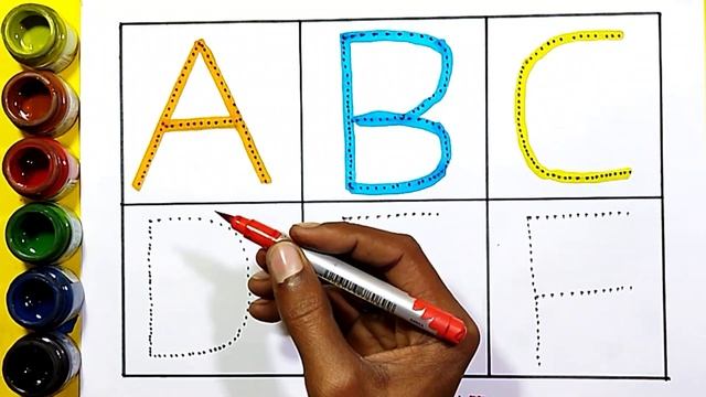 abcd, abcde, a for apple b for ball C for cat,alphabets, phonics song, अ से अनार, painting abcde смотреть онлайн