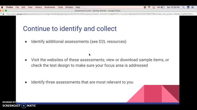 Assessment Audit I Tutorial смотреть онлайн