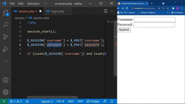 Belajar PHP Dasar | 9. Cara membuat SESSION Login di PHP смотреть онлайн
