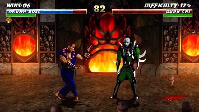 Mortal Kombat VS The World Akuma Ladder #mugen смотреть онлайн
