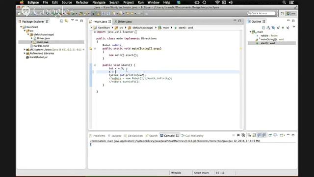 Variables in Java смотреть онлайн