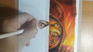 Drawing Sub-Zero vs Scorpion | Рисование Саб-Зиро против Скорпиона (Mortal Kombat 2021)