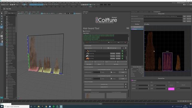 Coiffure - Overview - Discover This Tool For Real-time Hair Work On Maya