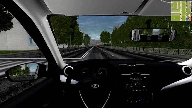 ЗАДНИЙ ПРИВОД НА ГРАНТУ 200 СИЛ! ПУШКА! - City Car Driving смотреть онлайн