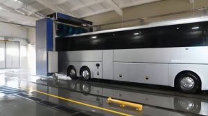 Портальная мойка автобусов