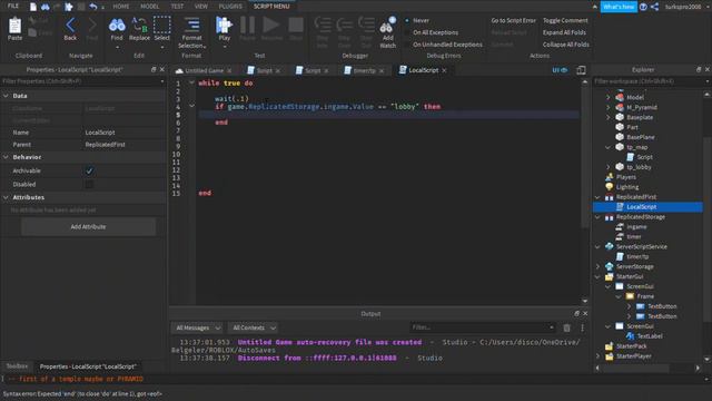 Making Lobby/Map/Disasters to a game |Roblox Studio ep 2 смотреть онлайн