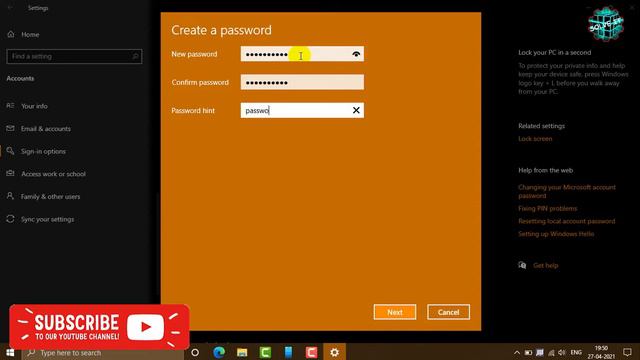 Windows-10:- How to set/change password in windows 10 pro смотреть онлайн