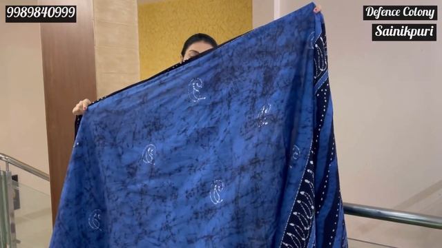 Batik Print Sarees (Part- 2) | Samatha Reddy Studio смотреть онлайн