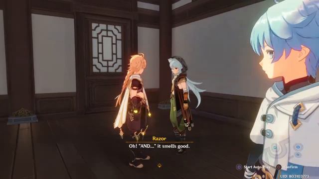 Genshin Impact - Razor Teapot Companion voicelines jp audio (he will guard our house xD) смотреть онлайн