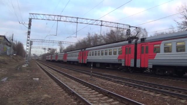 Электропоезд ЭД4М-0300 сообщением Москва - Ступино смотреть онлайн
