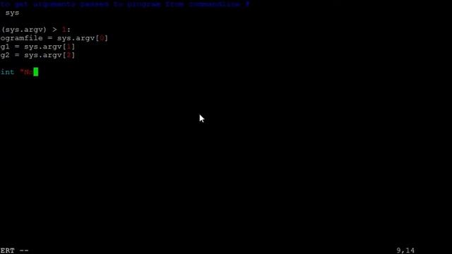 Python: How to get command line argument passed to the script смотреть онлайн