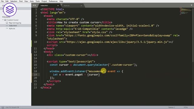 How to create custom cursors | Flag Cursor смотреть онлайн