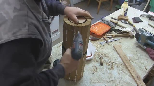 Столик из спила термотополя. Tree Slab Table.