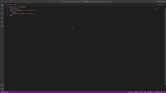 Learn Python: How to Check Whether a Number is Positive, Negative or Zero Full Quick Tutorial Codin смотреть онлайн