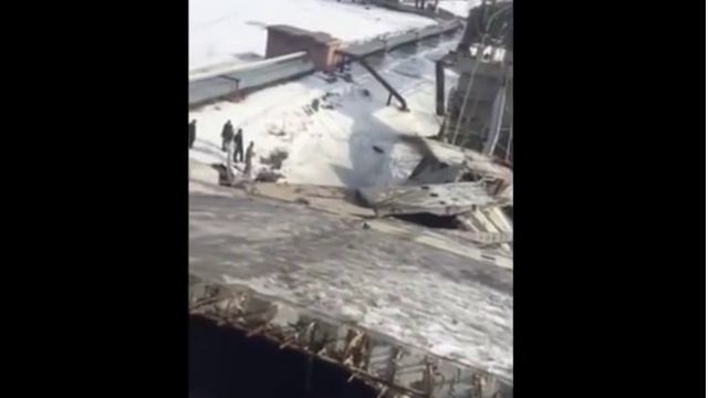 Обрушение моста в Минусинске смотреть онлайн