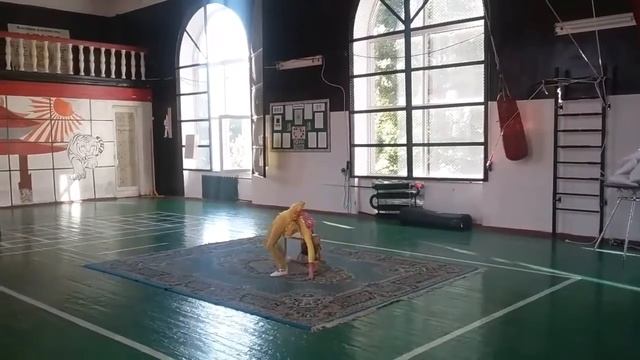 Цирковая студия Батерфляй Николаев -Подобинская Маша -Акробатическое соло на кубике смотреть онлайн