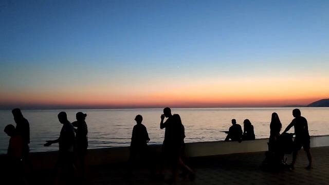 Гагра: Пляж. Набережная. Кафе Фламинго. Абхазия 2021 смотреть онлайн