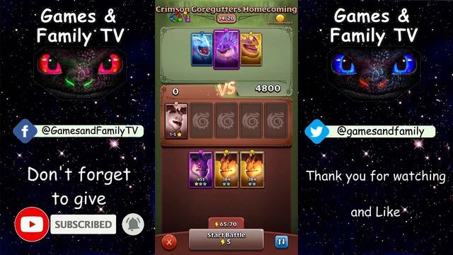 Dragons: Titan Uprising / Crimson Guregutters Homecoming / BP 7400+ / Gameplay (Android, iOS) смотреть онлайн