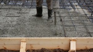 Заливка фундаментной плиты под гараж ● Отчеты со стройки #1