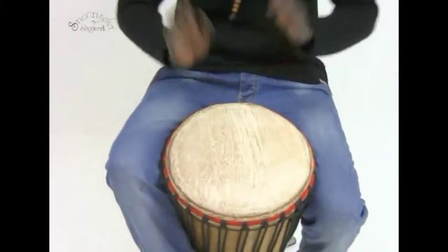 Mamour Seck bespeelt een Melina djembe met een diameter van 30 cm voor Stiggelbout Slagwerk смотреть онлайн