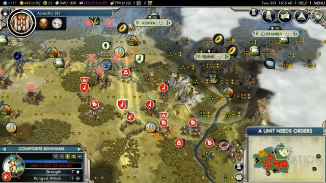 Lets play Civilization 5 Gods and Kings as Austria part 12 смотреть онлайн