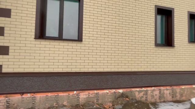 Фасад дома "под кирпич". Фасадные панели Компетент. Объект № 924. смотреть онлайн