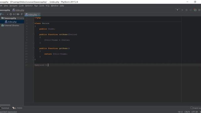 php уроки ооп [базовое php ооп] | Урок 1. Класс, объект, методы и свойства смотреть онлайн