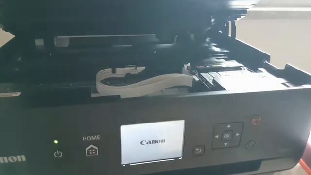 How to Replace Canon Ink Cartridge | Canon Pixma TS5055 смотреть онлайн