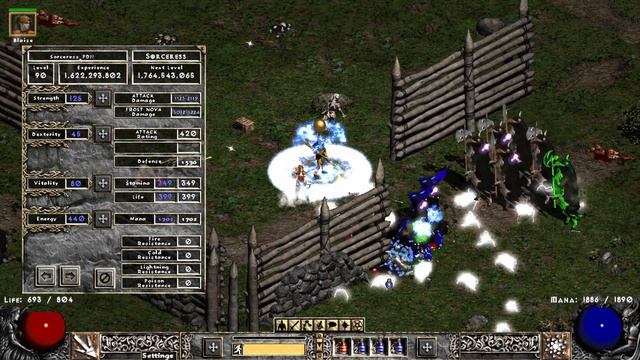 Project Diablo 2 - The FASTEST Sorceress So Far!! Frost Nova W/ DOOM Staff смотреть онлайн
